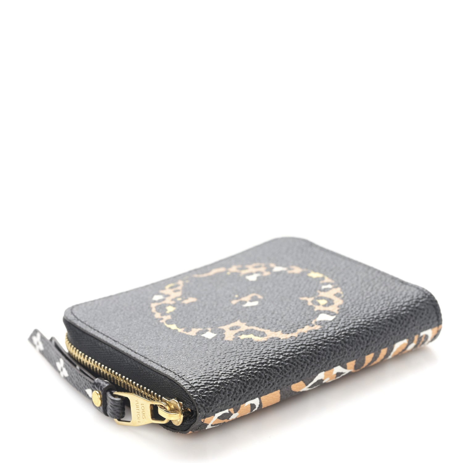 Louis Vuitton Monogram Giant Jungle Zippy Coin Purse Black 4 of 9