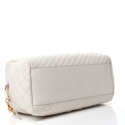 Versace Nappa Quilted Icon Bowler White 4 of 9