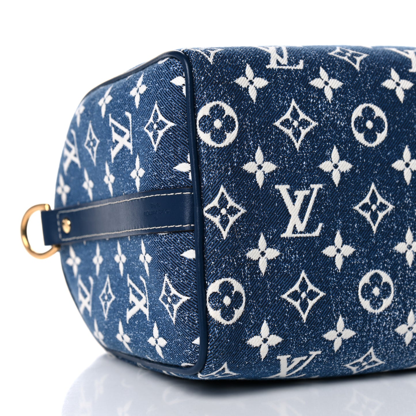 Monogram Jacquard Denim Speedy Bandouliere 25 Bleu
