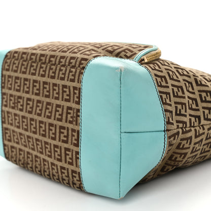 Fendi Zucchino Cuoio Chef Shopping Tote Mogano Panna Laguna 11 of 13