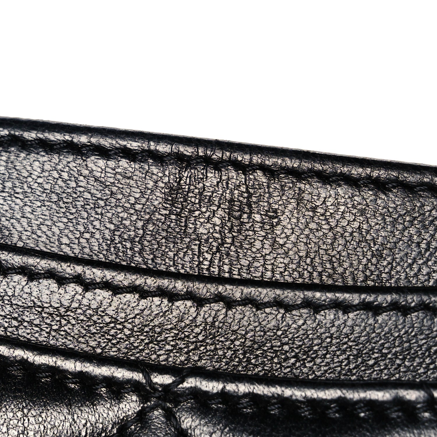 Chanel Lambskin Quilted Card Holder Black 9 of 10