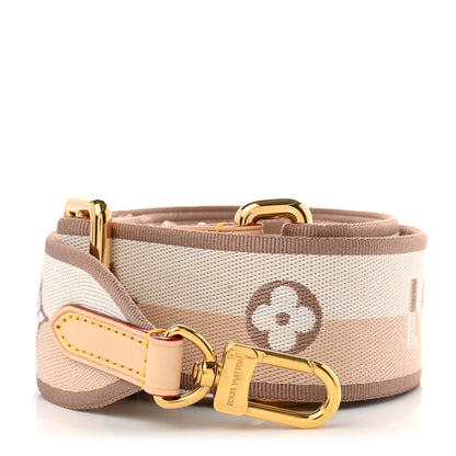 Louis Vuitton Jacquard Speedy Bandouliere 20 Shoulder Strap Beige 1 of 3