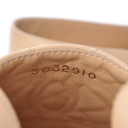 Chanel Lambskin Quilted CC Espadrilles 38 Beige 8 of 11