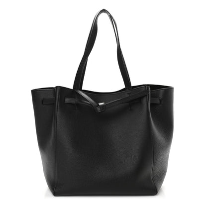 Celine Soft Grained Calfskin Small Belt Cabas Phantom Black 1 of 9
