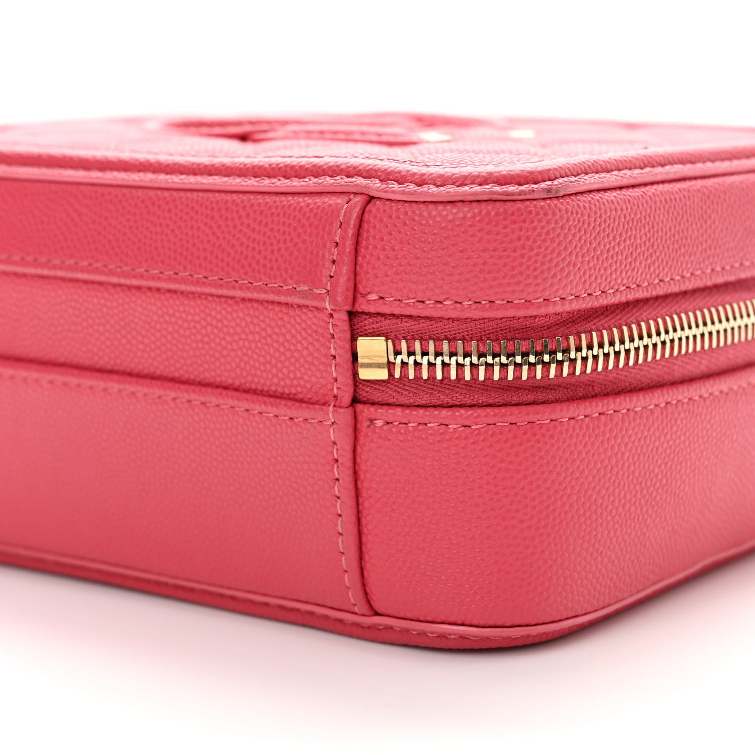 Chanel Caviar Quilted Small CC Filigree Vanity Case Rose 10 of 15