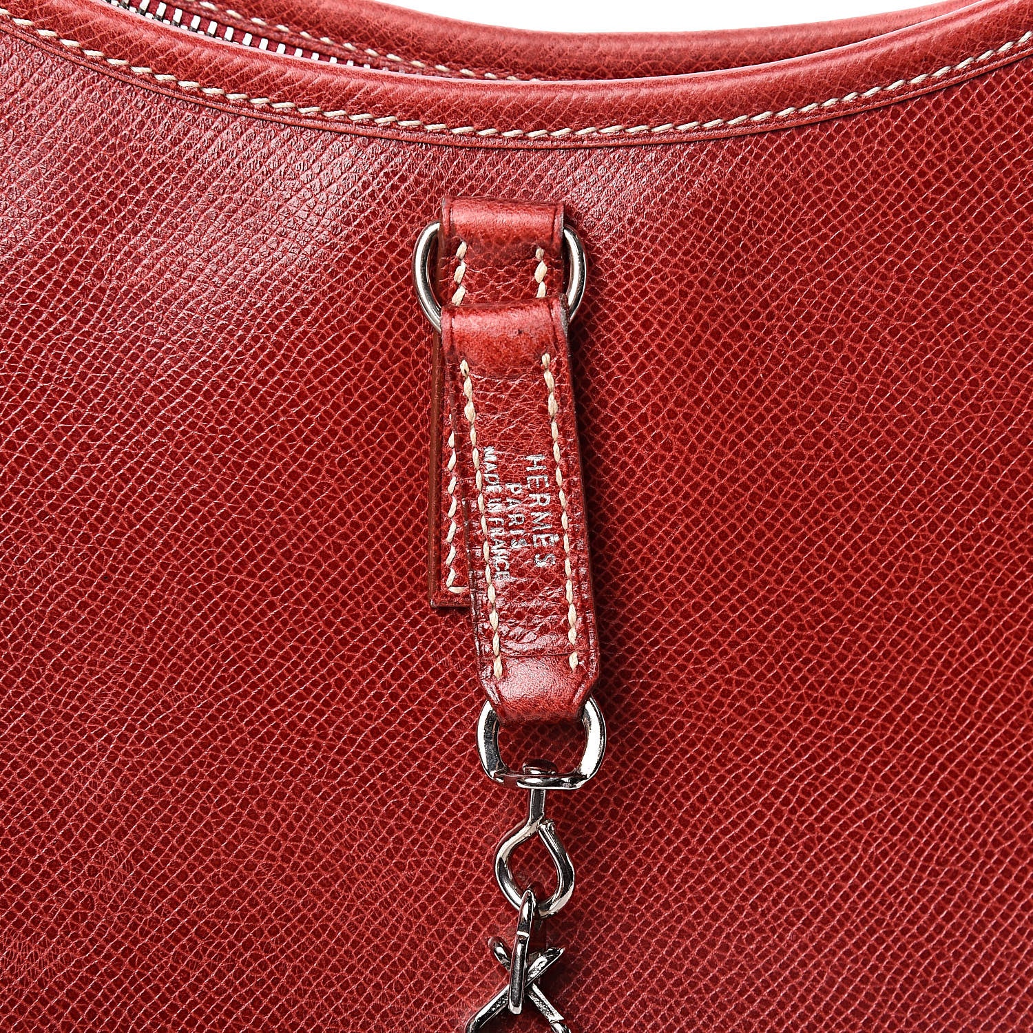 Hermes Courchevel Trim II 31 Rouge H 6 of 21