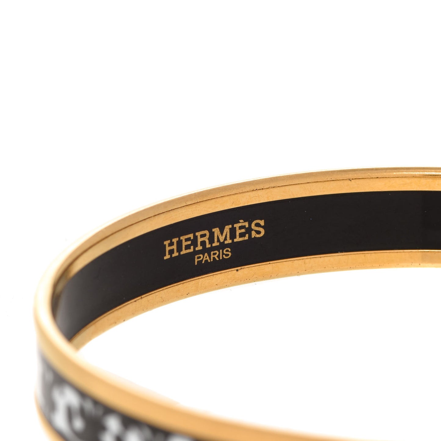 Enamel Printed Narrow Balcons Du Guadalquivir Bracelet 70 Black