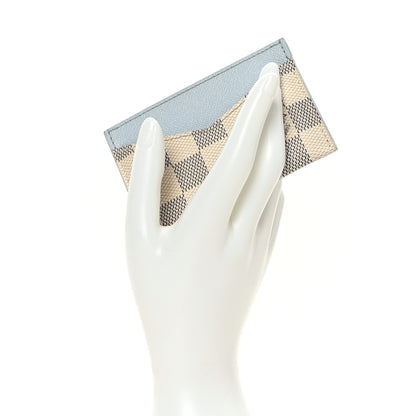 Louis Vuitton Damier Azur Daily Card Holder Olympe Blue 2 of 7
