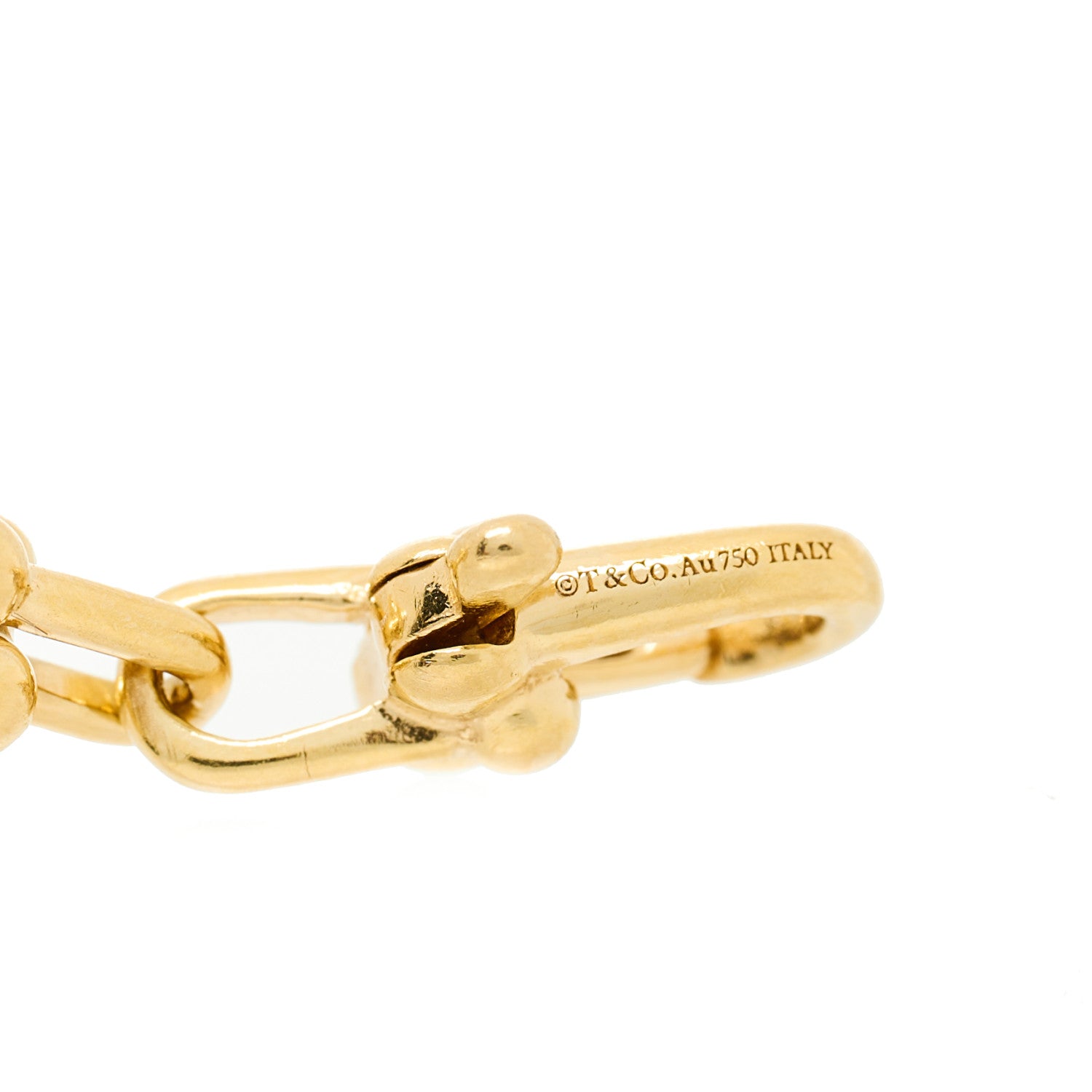 Tiffany 18K Yellow Gold Micro HardWear Link Bracelet 3 of 3