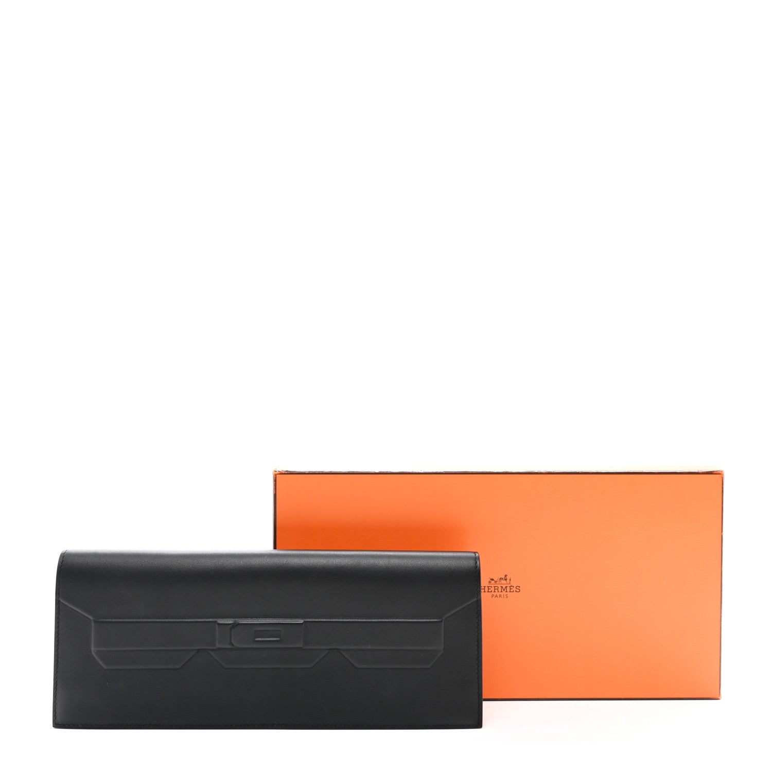 Hermes Swift Shadow Clutch 29 Black 9 of 9