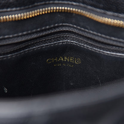 Chanel Caviar Quilted Medallion Tote Black 6 of 13