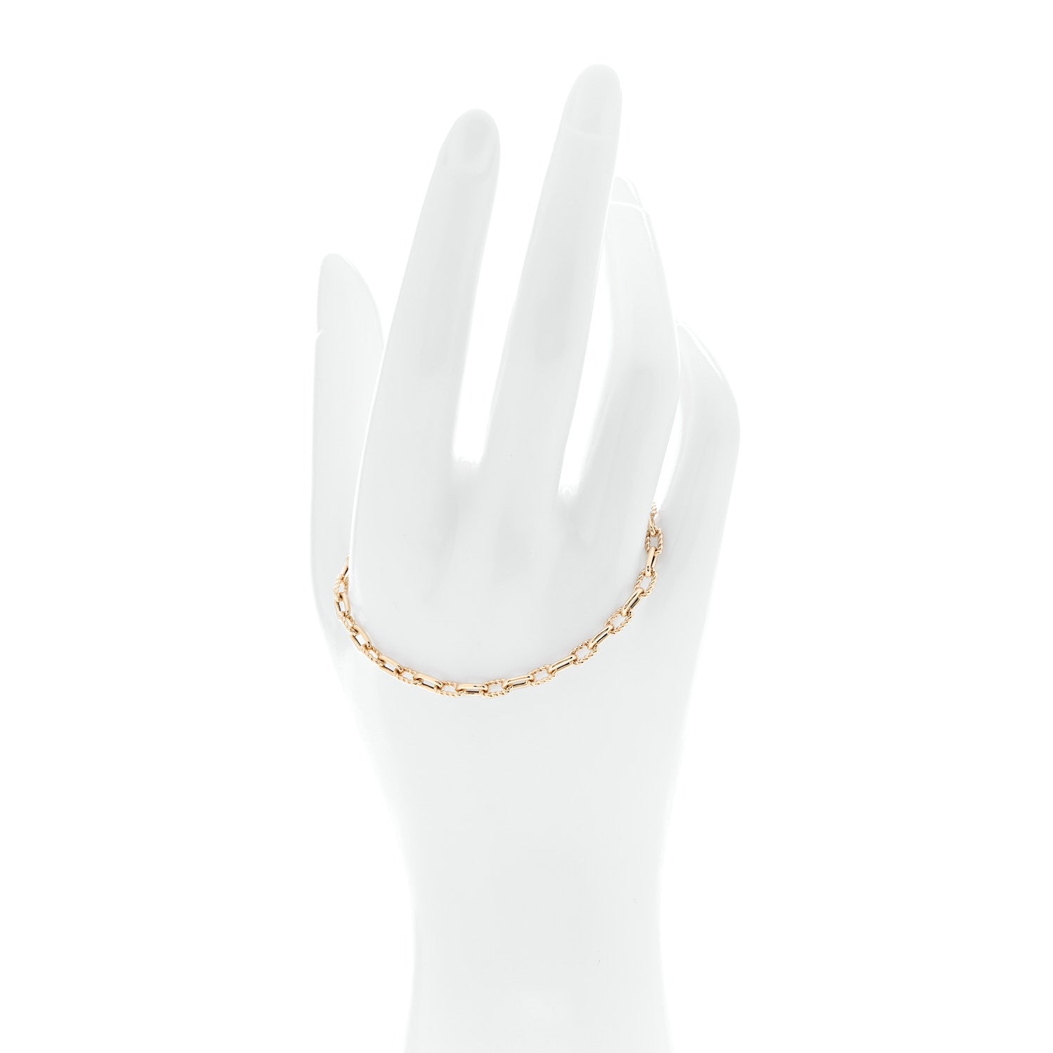 David Yurman 18K Yellow Gold Madison 3mm Classic Chain Bracelet 2 of 4
