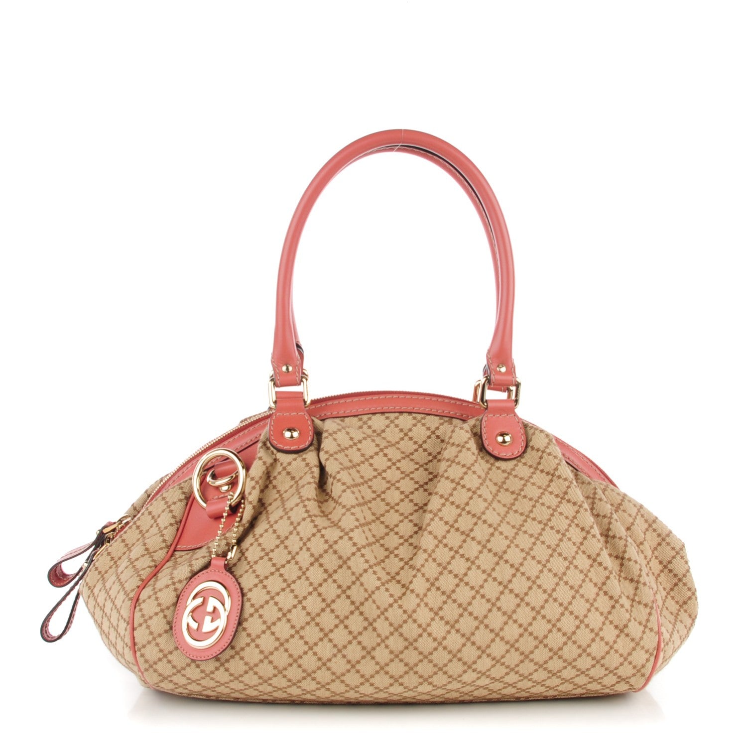 Gucci Diamante Medium Sukey Boston Pink 1 of 7