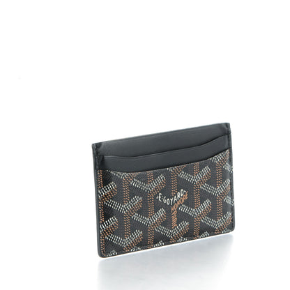 Goyard Goyardine Saint Sulpice Card Holder Black 3 of 8