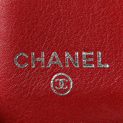 Chanel Caviar Timeless CC Compact Flap Wallet Dark Red 8 of 14