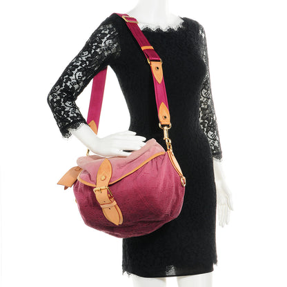 Louis Vuitton Denim Sunshine NM Messenger Rouge Fauviste 2 of 7