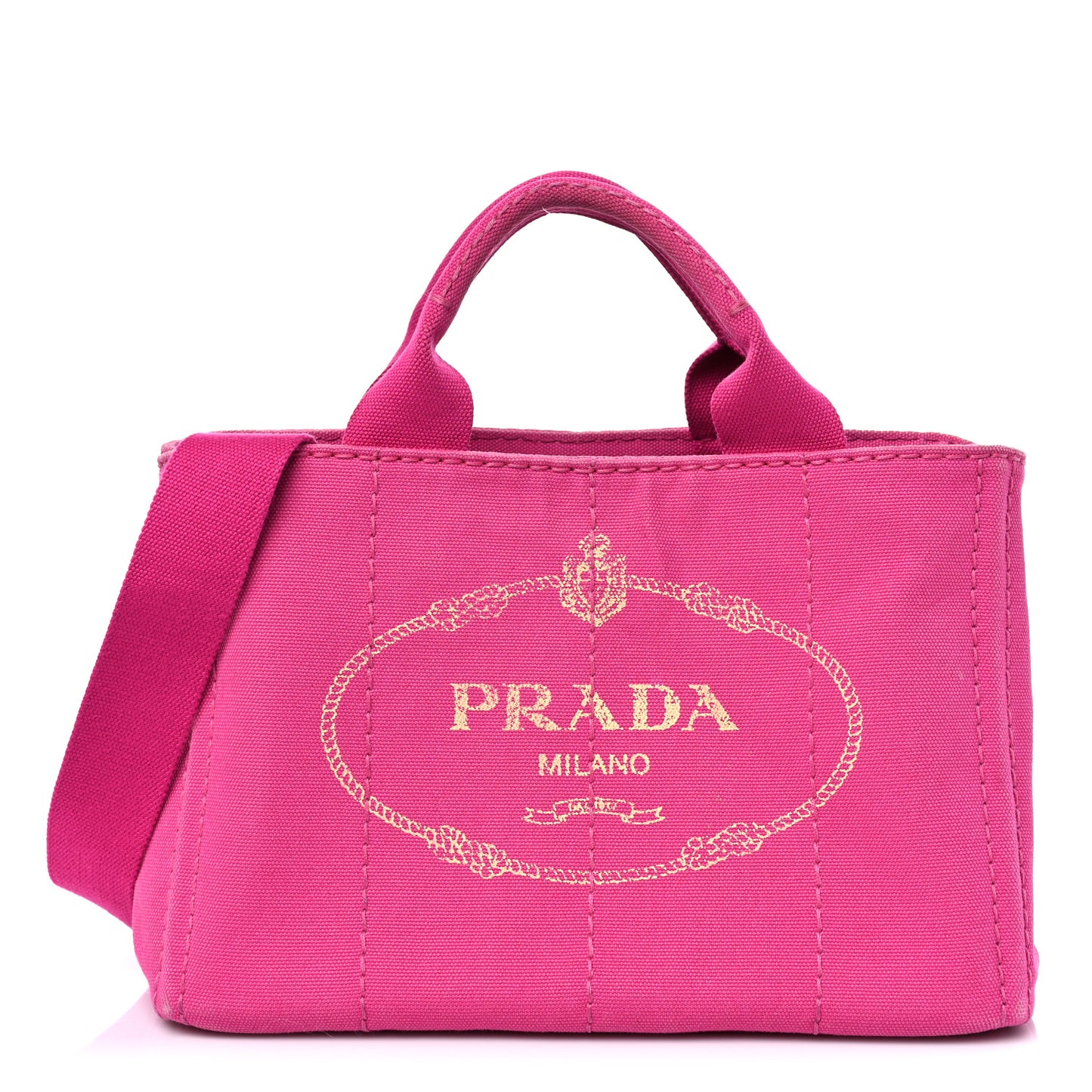 Canapa Small Logo Tote Fuxia