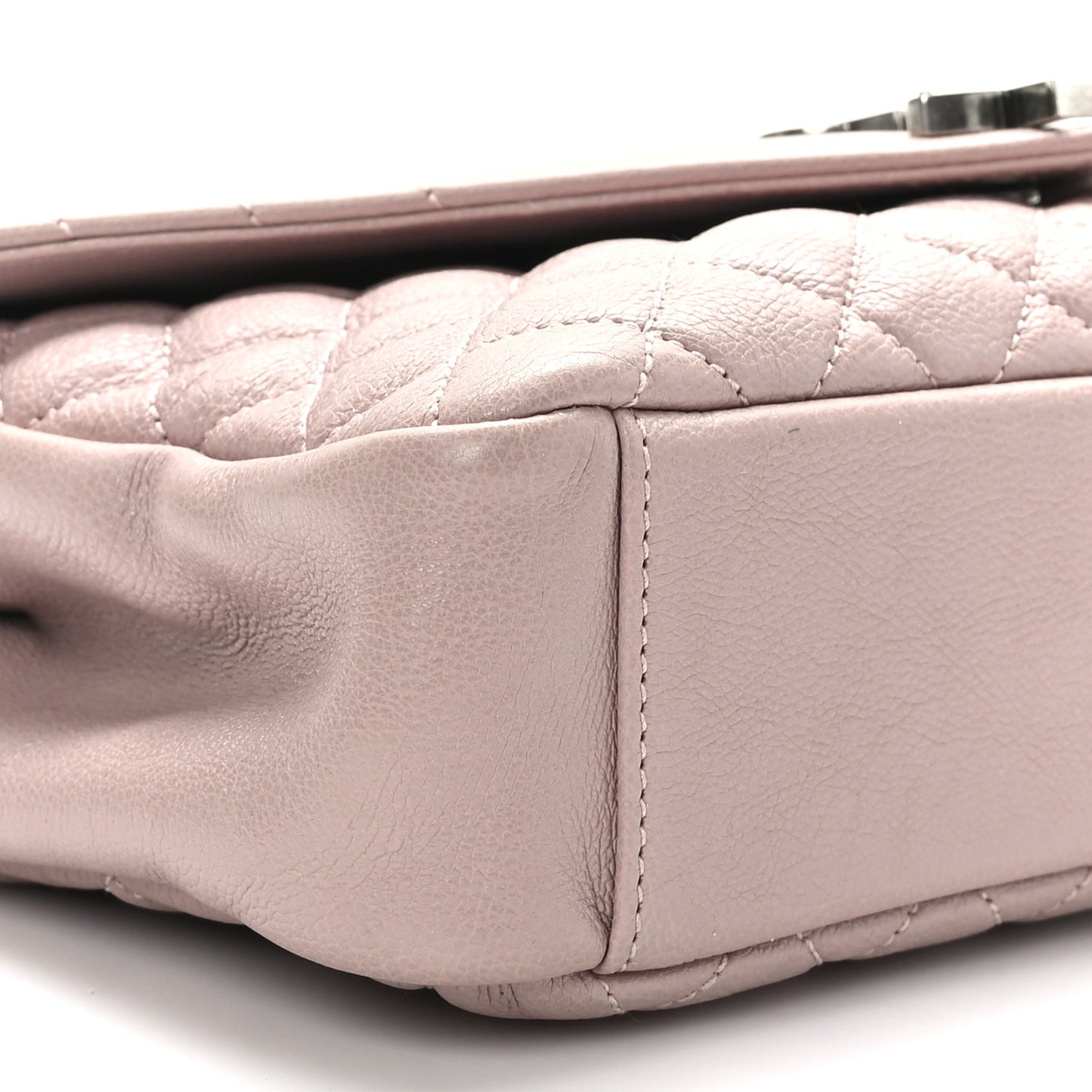 Calfskin Tri-Quilt Monogram Medium College Bag Pink