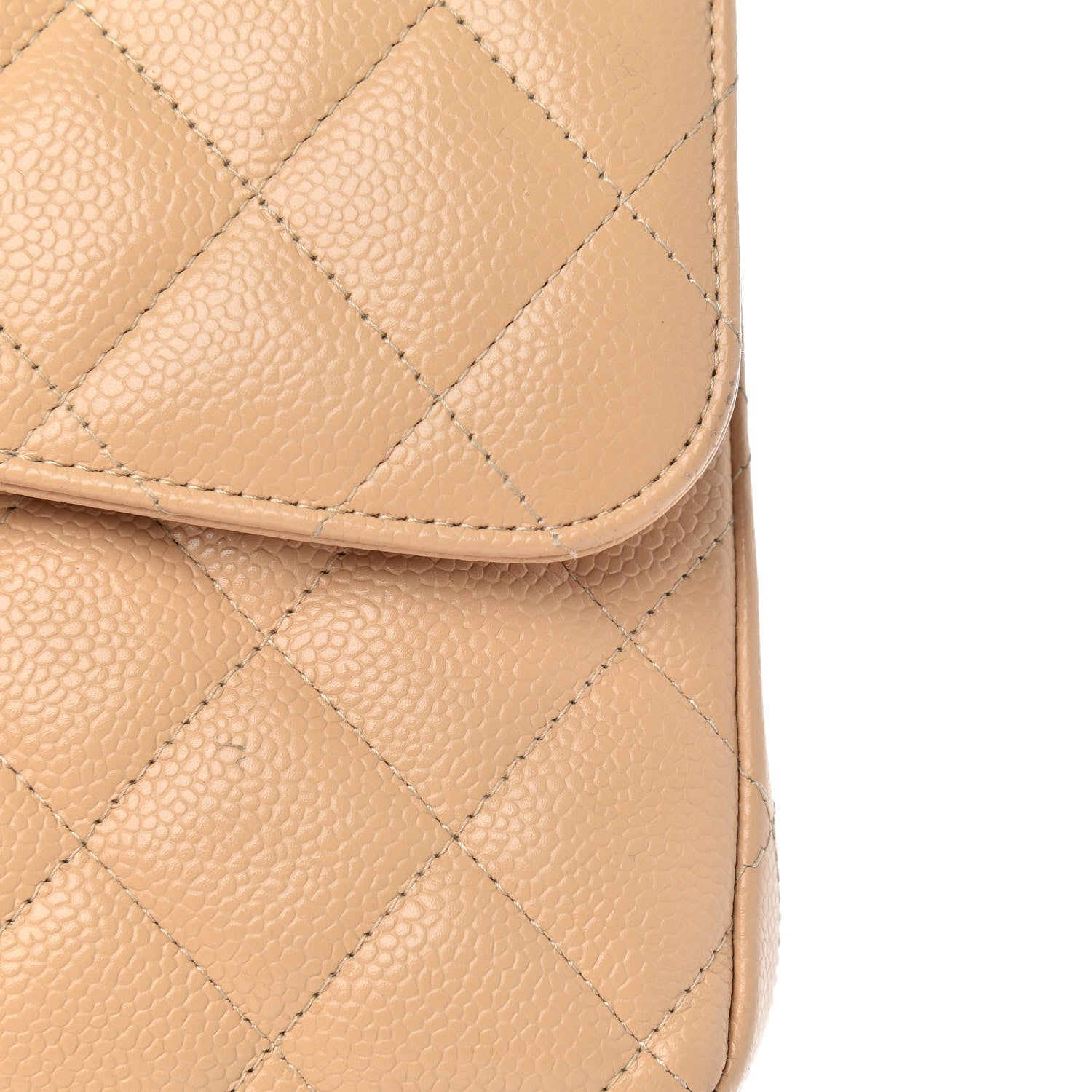 Chanel Caviar Quilted Jumbo Double Flap Beige Clair 11 of 14