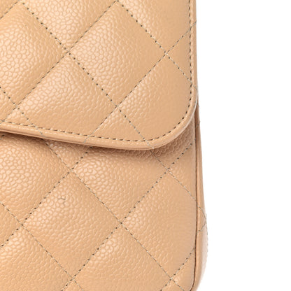 Chanel Caviar Quilted Jumbo Double Flap Beige Clair 11 of 14