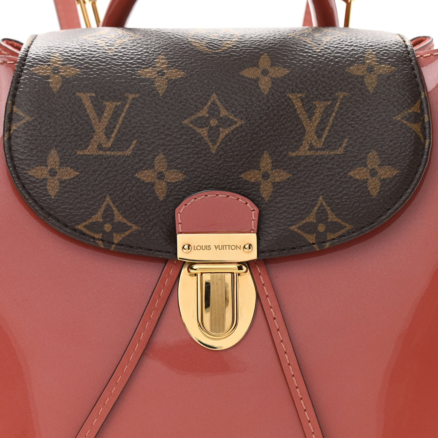 Louis Vuitton Patent Monogram Hot Springs Backpack Vieux Rose 8 of 10