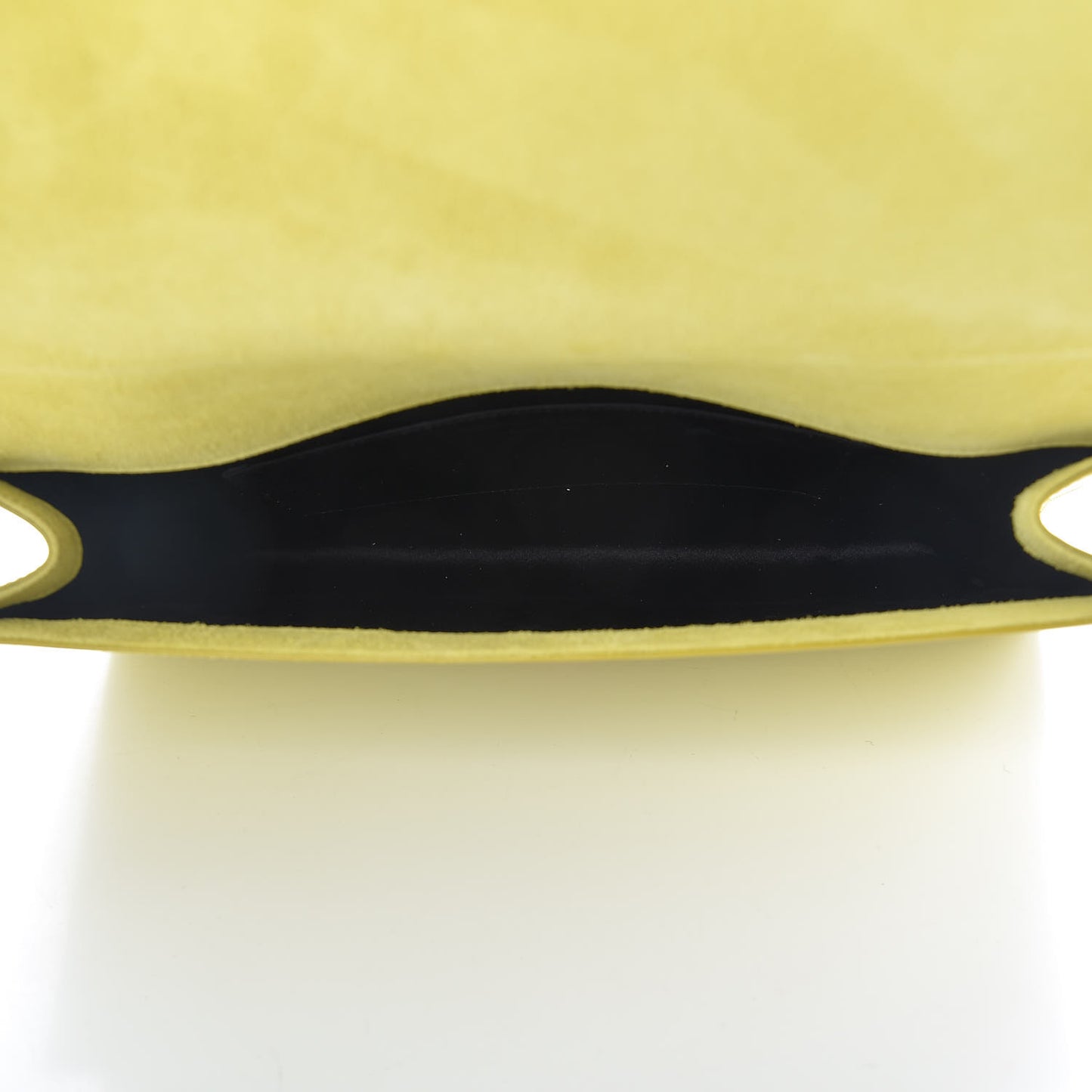 Patent Calfskin Monogram Large Belle De Jour Clutch Yellow