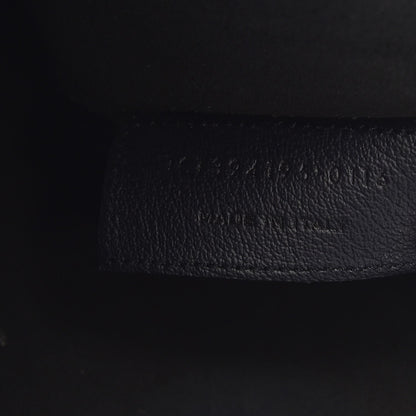 Saint Laurent Calfskin Large Shopping Tote Deep Marine 12 of 14