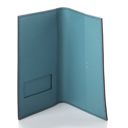 Hermes Epsom MC2 Magellan Passport Holder Bleu Indigo Bleu Saint Cyr 5 of 7