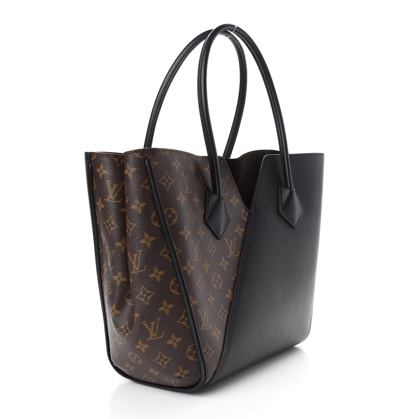 Calfskin Monogram Kimono Tote Black