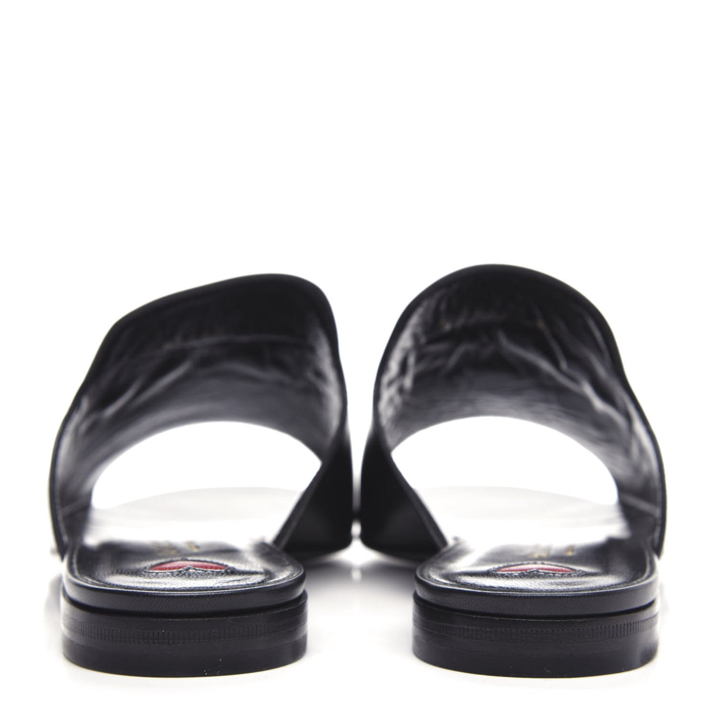 Malaga Kid Horsebit Slide Sandals 39 Black