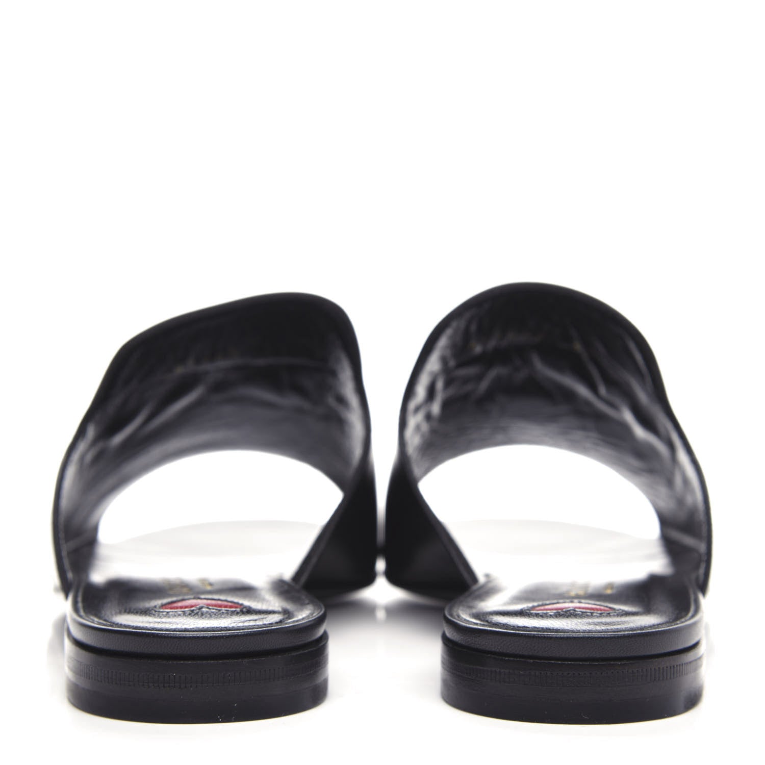 Gucci Malaga Kid Horsebit Slide Sandals 39 Black 7 of 11