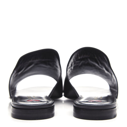 Gucci Malaga Kid Horsebit Slide Sandals 39 Black 7 of 11