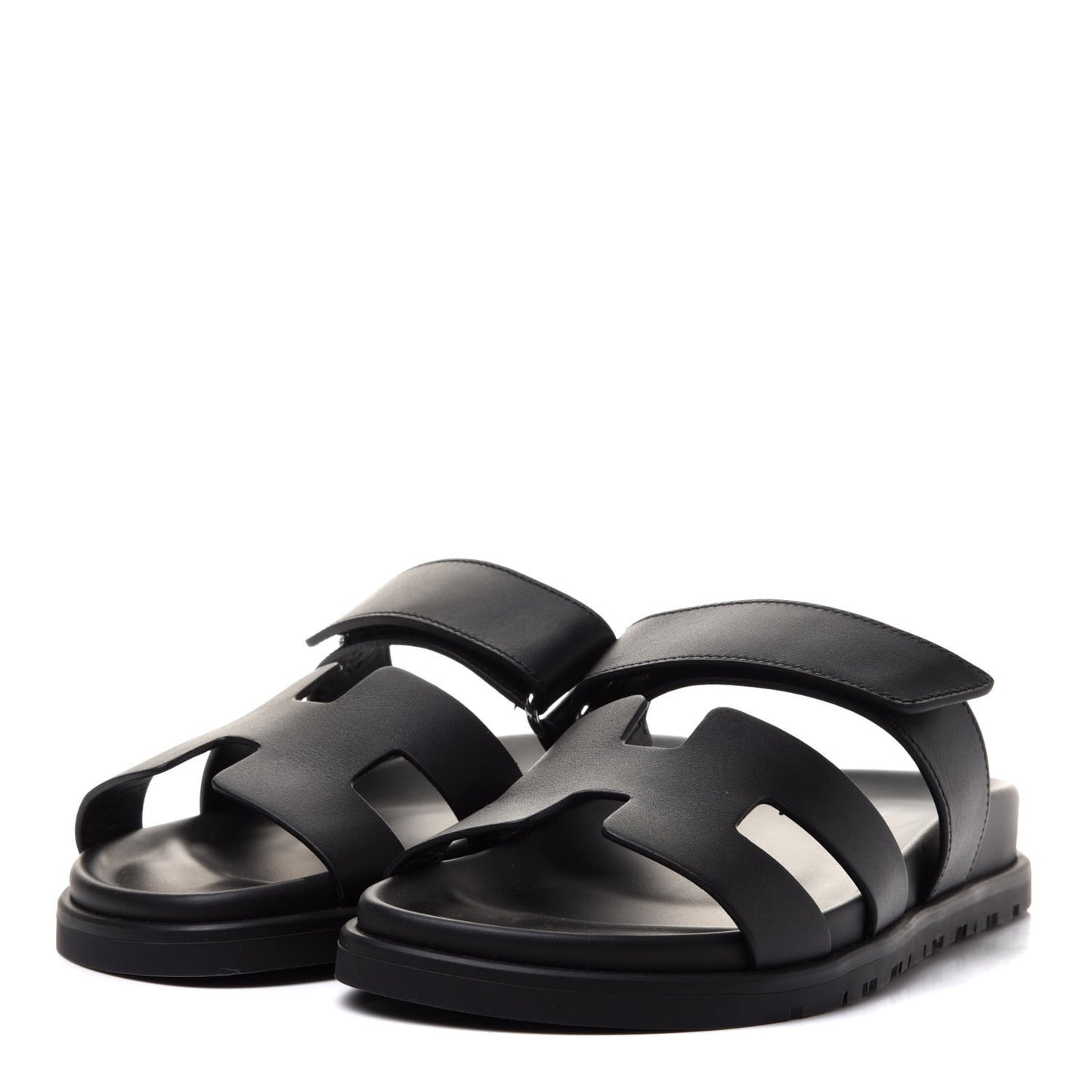 Calfskin Womens Chypre Sandals 35 Black