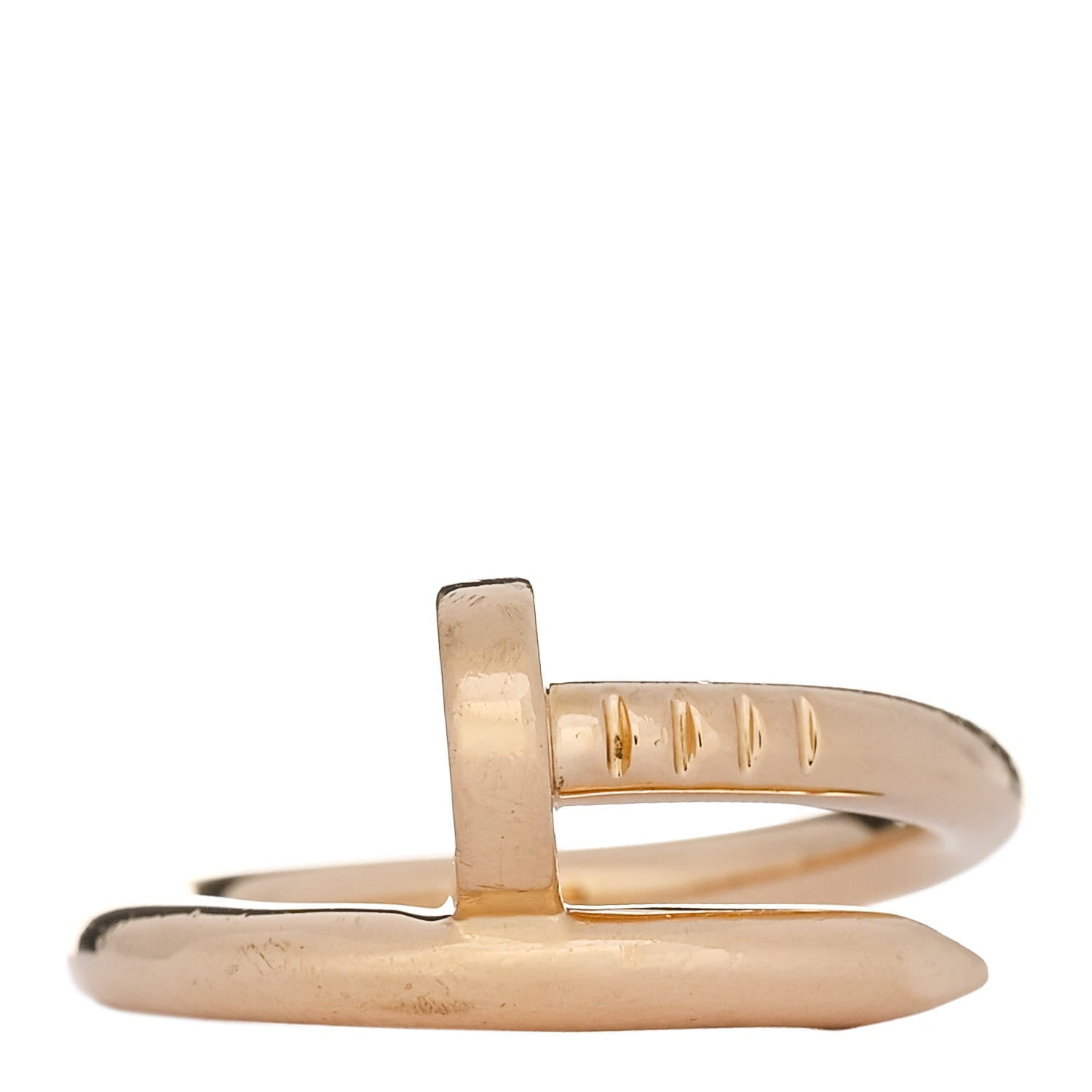 Cartier 18K Yellow Gold Juste Un Clou Ring 53 6.25 1 of 5