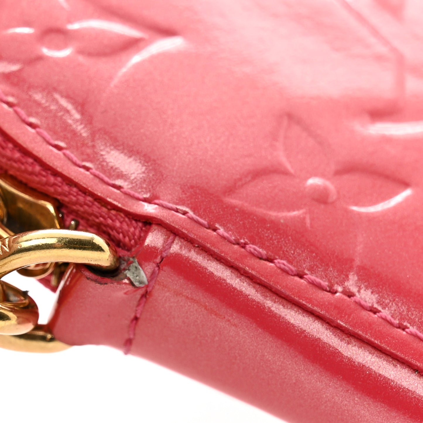 Vernis Heart Coin Purse Framboise