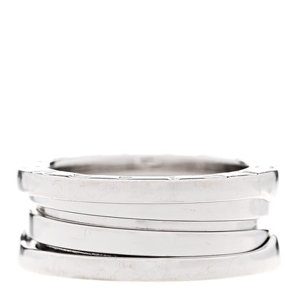 Bulgari 18K White Gold B.Zero1 Two-Band Ring 49 4.75 3 of 6