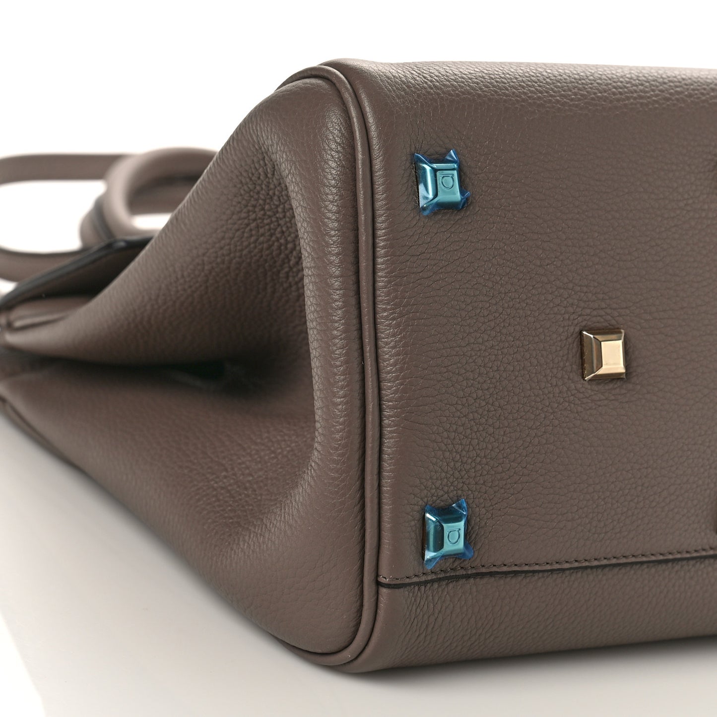 Calfskin Large Studio Bag Caraway Seed
