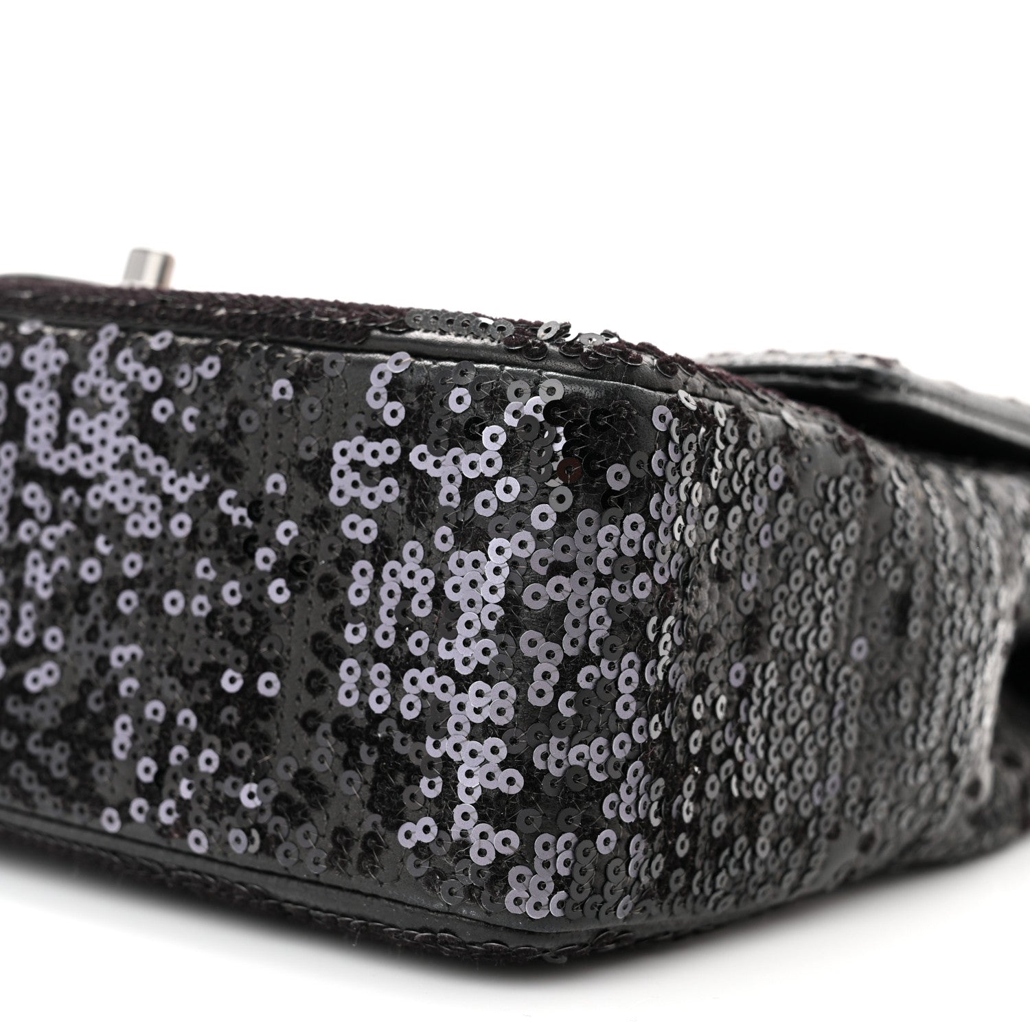 Chanel Sequin Lambskin Medium Moonlight on Water Flap Black 10 of 10