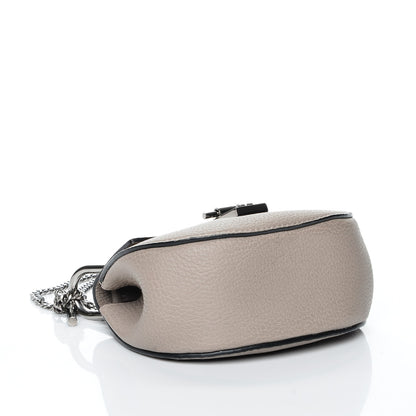 Chloe Grained Lambskin Nano Drew Shoulder Bag Motty Grey 4 of 8