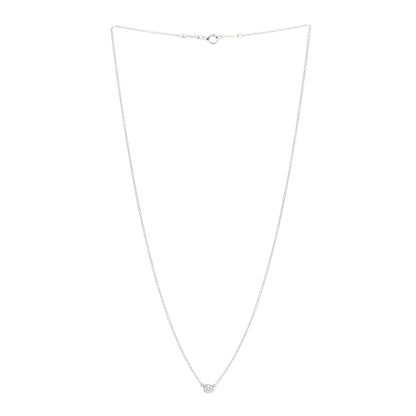 Tiffany Platinum Diamond .14ct Elsa Peretti Diamonds by the Yard Pendant Necklace 3 of 4