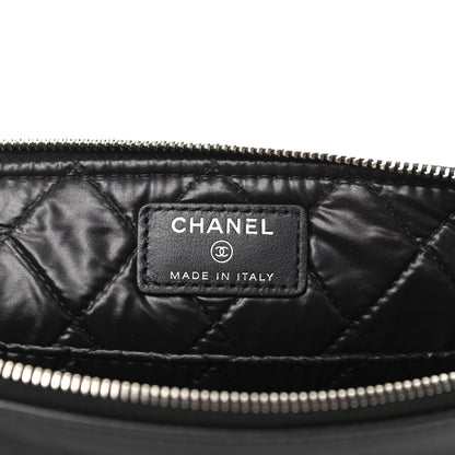 Chanel Metallic Calfskin Keyboard Pouch Black 6 of 9