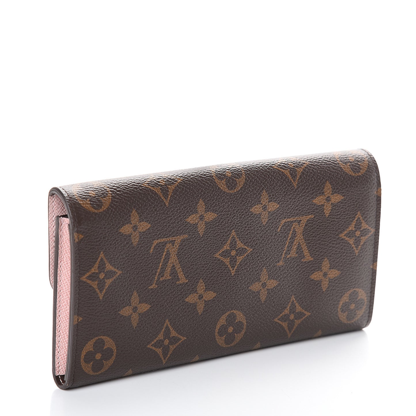 Monogram Emilie Wallet Rose Ballerine