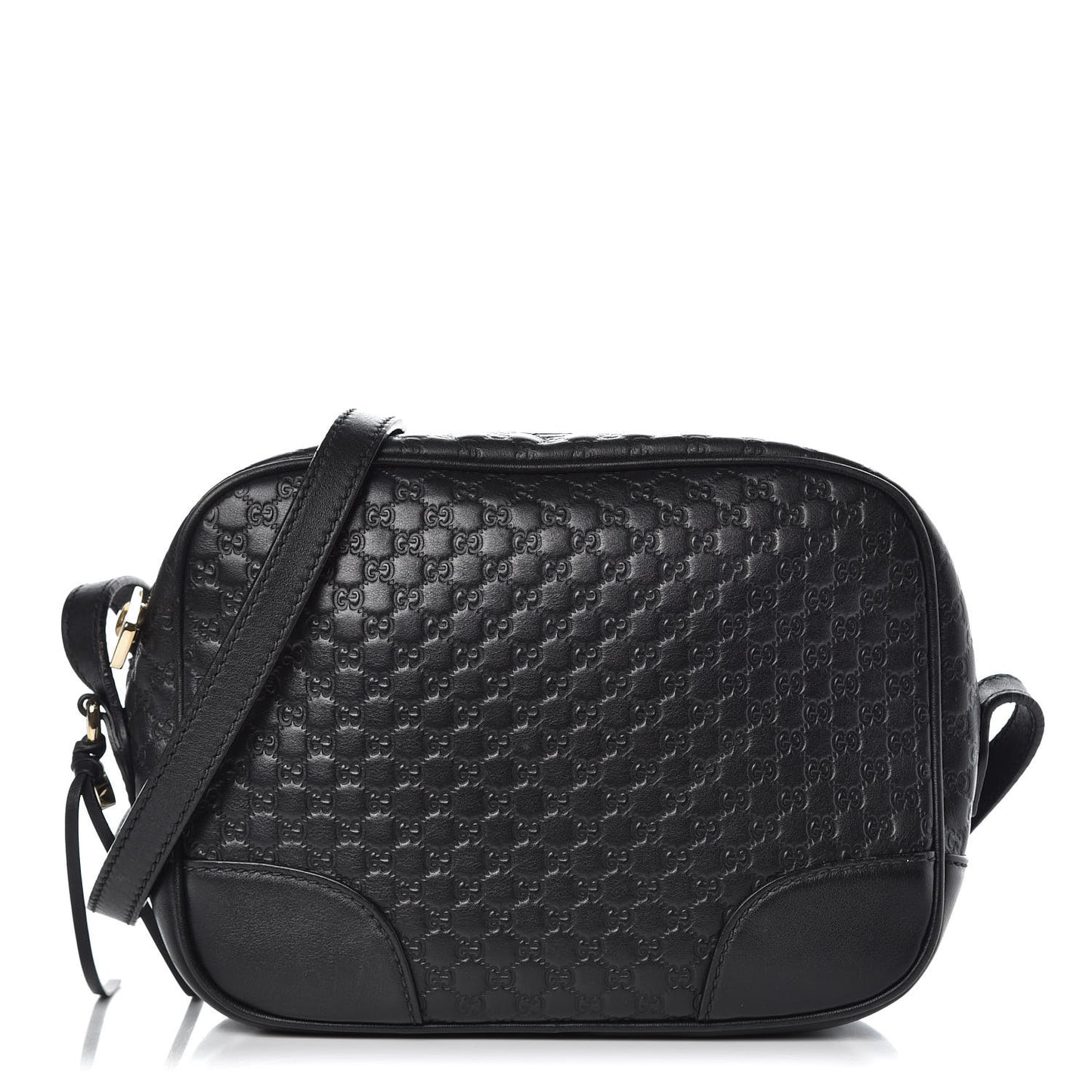 Microguccissima Mini Bree Messenger Bag Black