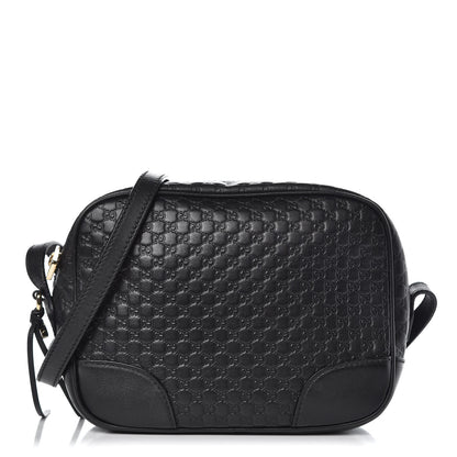 Gucci Microguccissima Mini Bree Messenger Bag Black 1 of 14