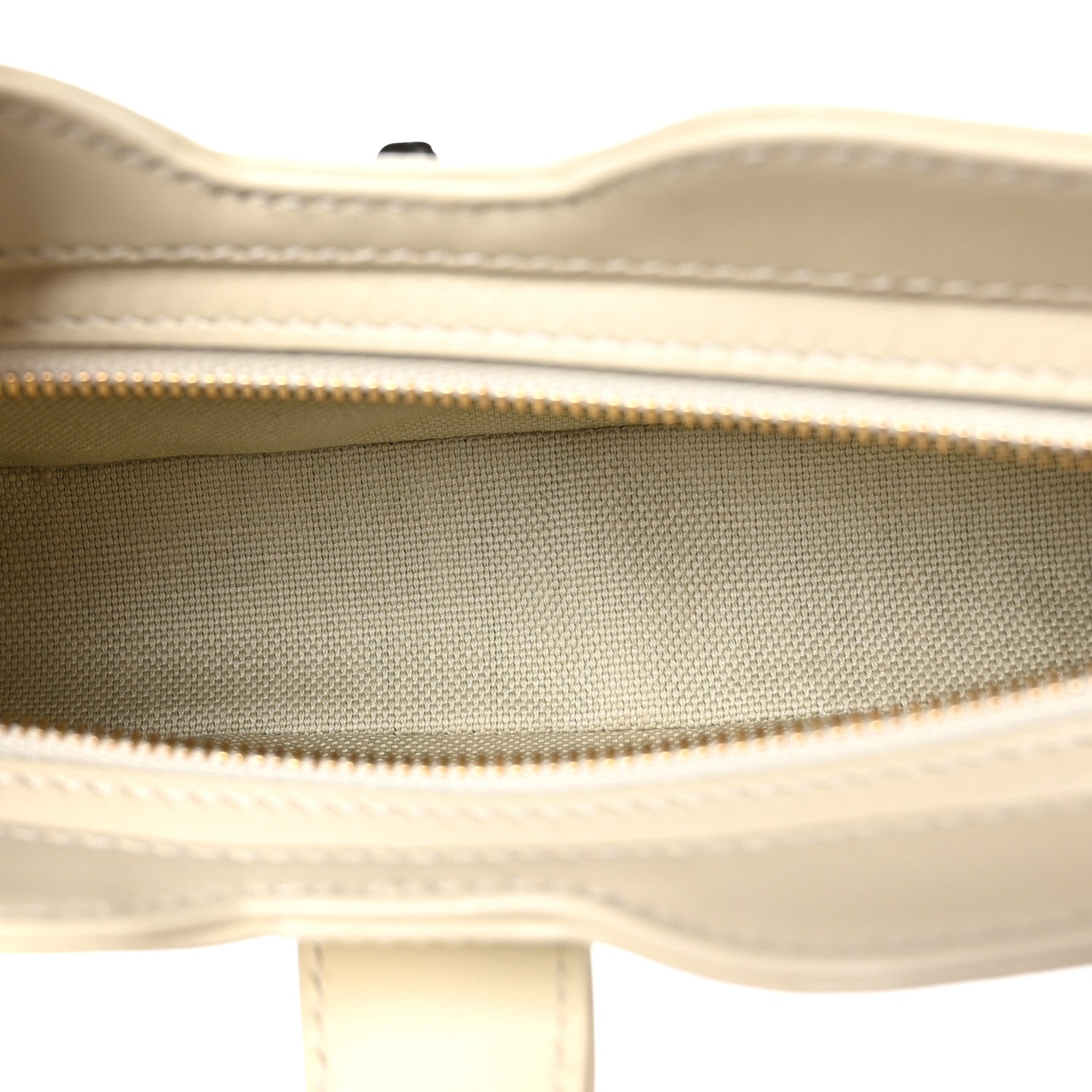 Gucci Calfskin Mini Moon Side Shoulder Bag Ivory 5 of 10