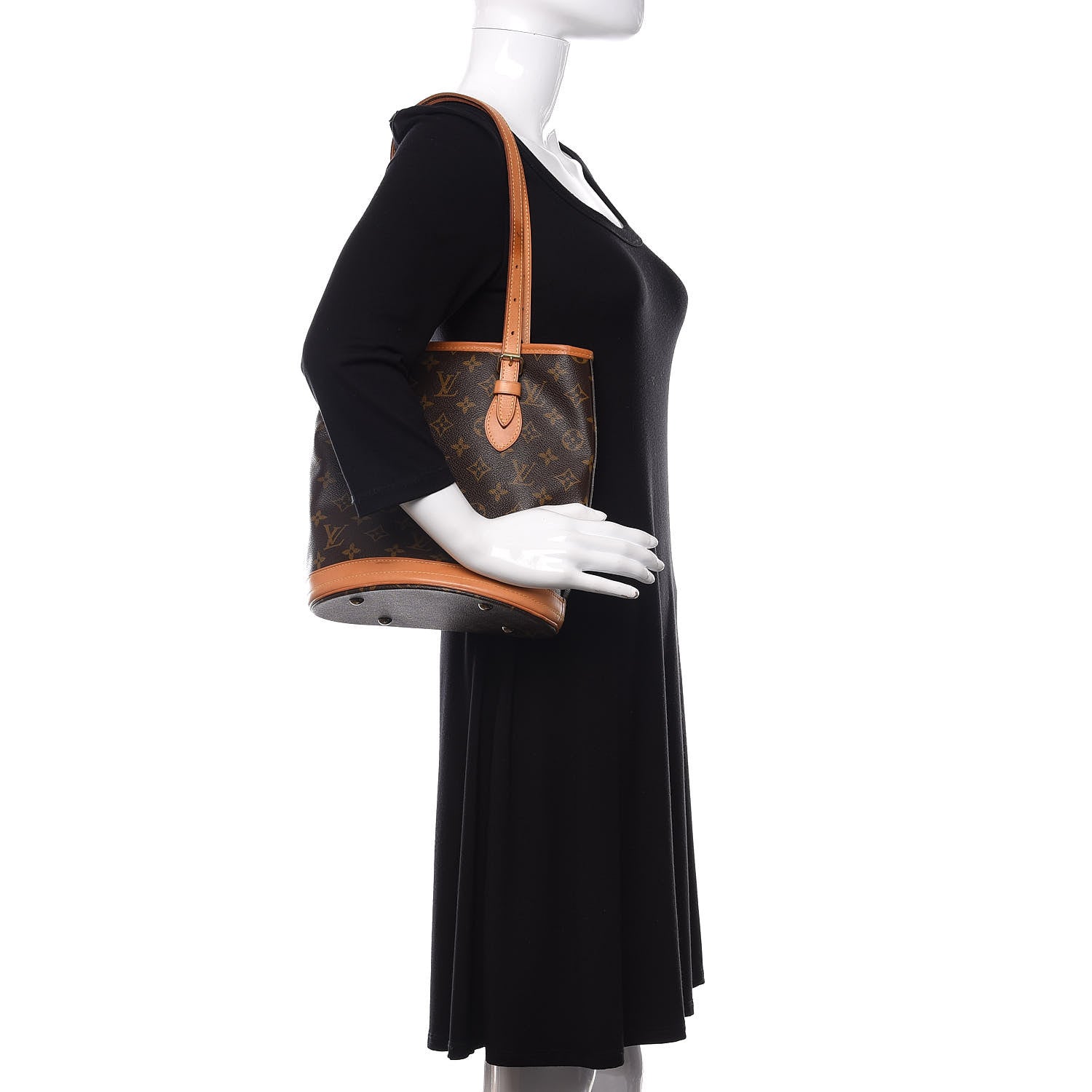 Louis Vuitton Monogram Petit Bucket 23 2 of 9