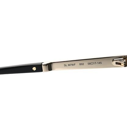 Saint Laurent Acetate Sunglasses SL M78/F Black 7 of 8