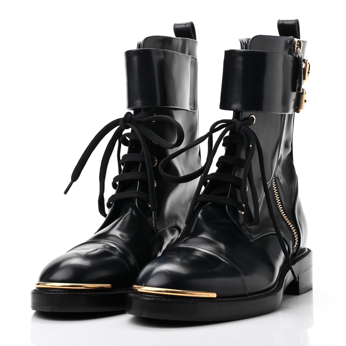 Calfskin Diplomacy Ranger Combat Boots 35.5 Blue
