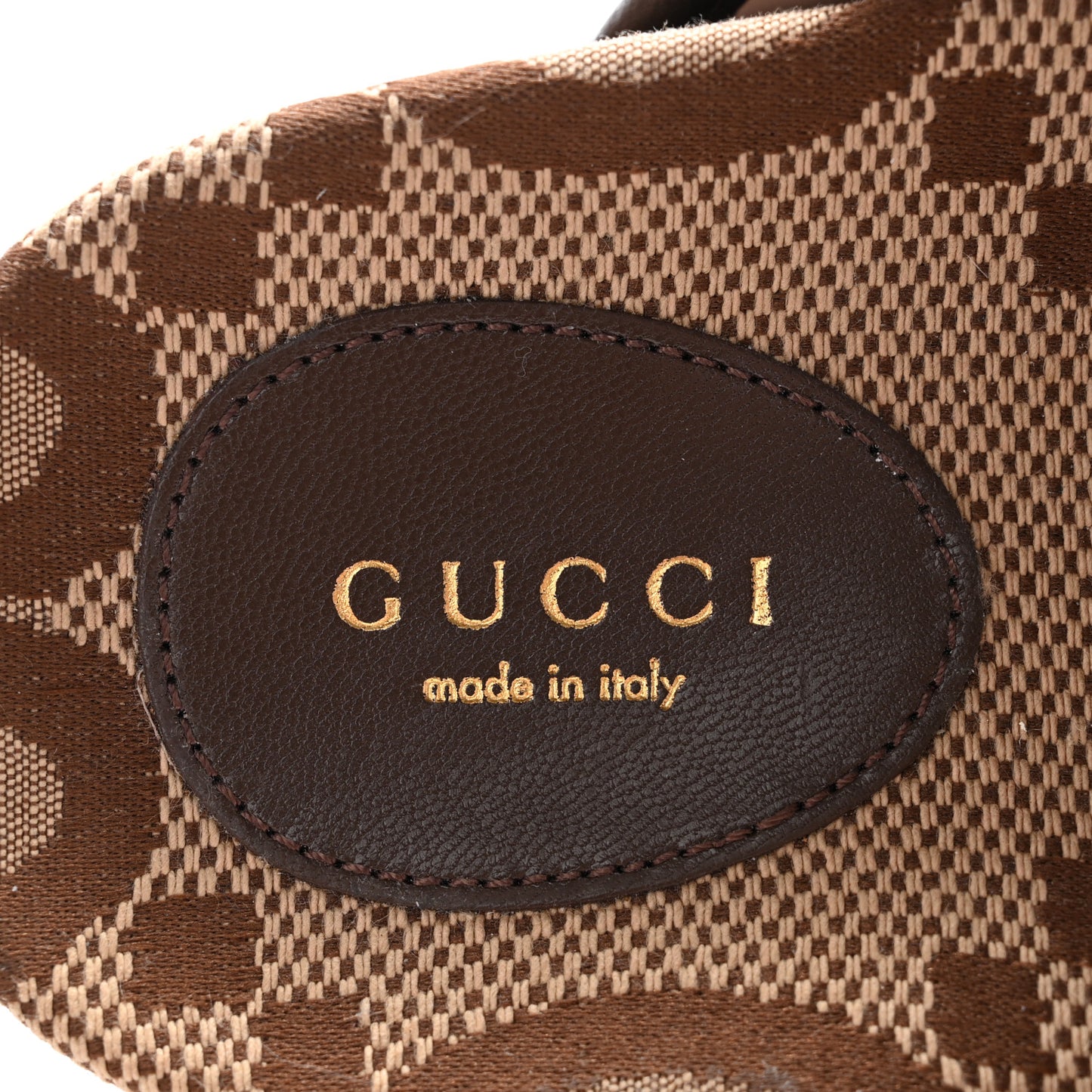 Monogram Jumbo GG Nappa Samoa Platform 40mm Slide Sandals 39 Camel Ebony New Acero