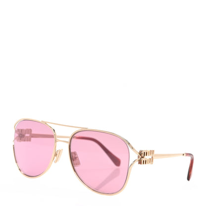 Miu Miu Metal Sunglasses SMU 52Z Pink 1 of 9